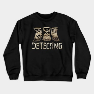 Metal Detecting logo Crewneck Sweatshirt